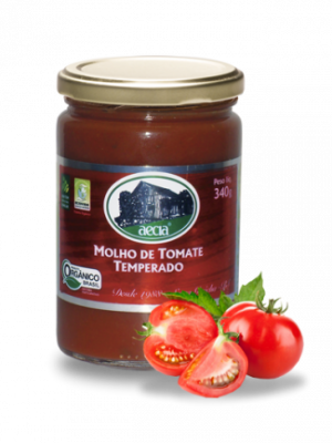 Molho de Tomate Temperado 340g (caixa com 12 unidades)